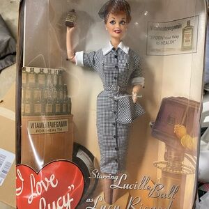 Mattel Doll in Elegant Black and White Attire